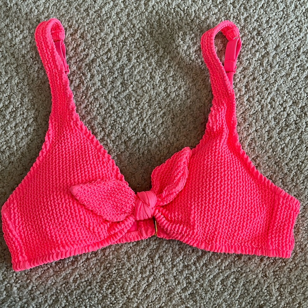 Lively Ruched Electric Pink Bikini Size S